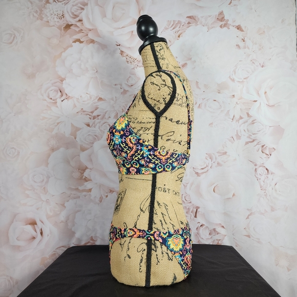 Xhilaration Colorful Floral Push-Up Bikini - Picture 3 of 16